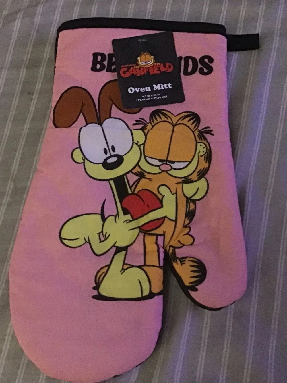 Garfield Oven Mitt & Pot Holder Set - Pink